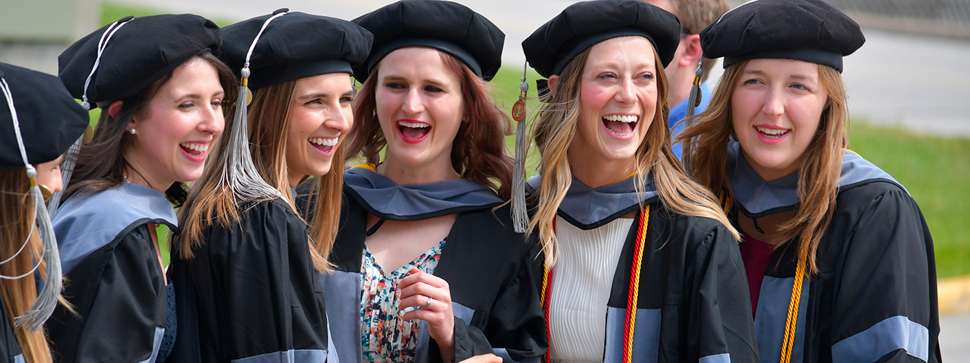 graduation photo of a group of friends